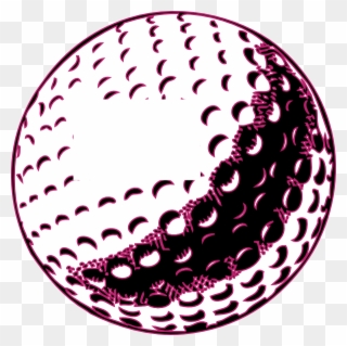 Golf Ball Clip Art Free Vector Clipart Images - Black And White Golf Ball - Png Download