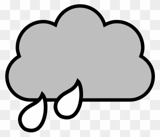 Rain Cloud Clipart - Rain Cloud Clipart Transparent - Png Download