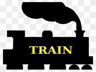 Railroad Tracks Clipart Clip Art - Steam Train Silhouette - Png Download