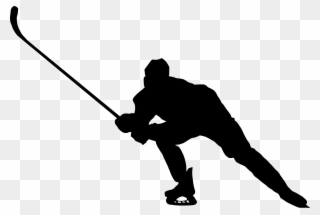 Player Silhouette Clip Art - Hockey Players Siluet Png Transparent Png