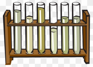 Test Tube Waving Clipart Free Clip Art Images - Test Tubes In A Rack - Png Download