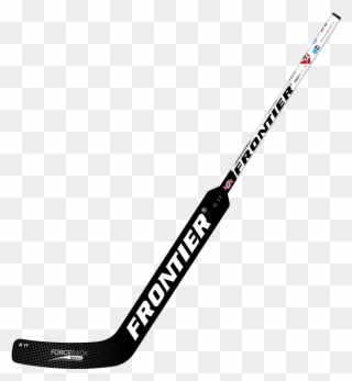 Hockey - Crossed Goalie Hockey Sticks Clipart