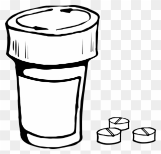 Hockey Puck Clipart - Draw A Pill Bottle - Png Download
