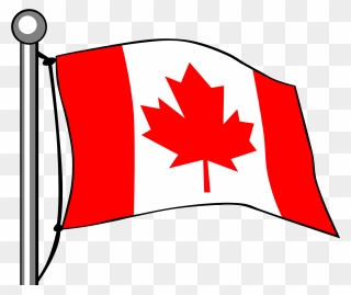 Hockey Puck Clipart - Canada Flag Pole Png Transparent Png