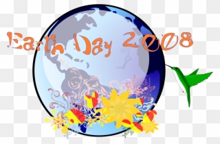 Clipart Earth Day - Earth Day 2008 Logo - Png Download