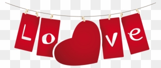 Valentines Day Love Decoration Png Clipart - Love Vector Free Download Transparent Png