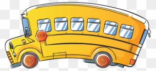 Back To School Bus Clipart 15 Free - Yellow School Bus Clipart - Png Download