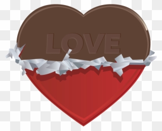 Valentines Day Hearts, Valentines Day Clipart, Love - Corazón De Chocolate En Png Transparent Png