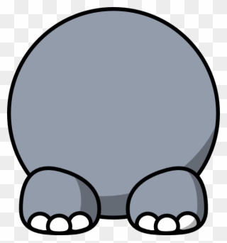 Free Hippo Clipart Clip Art Pictures Graphics Illustrations - Cartoon Hippo Body - Png Download