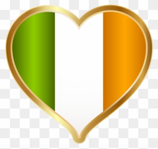 St Patricks Day Irish Heart Png Clip Art Imageu200b - St Patrick's Day Hearts Transparent Png