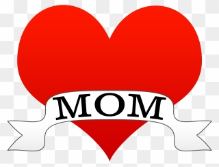 Mother's Day Heart Tattoo Style Clipart - Tattoos Mom Dad Png Transparent Png