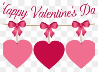 Valentines Day Clipart Border - Valentine Heart Clipart For Kids - Png Download