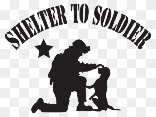 Dogs From Local Shelters And Trains Them To Become - Love My Soldier Rectangle Sticker Clipart