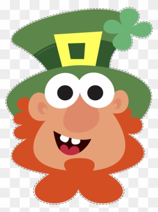 Beautiful Whimsical Leprechaun Mask Which Comes Ready - Portable Network Graphics Clipart