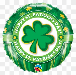 Patrick's Day - Happy St Patricks Day Foil Balloon (18") 1pc Clipart