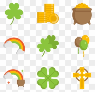 Icons Free Vector Saint Patricks Day - Saint Patrick's Day Clipart