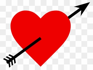 Filelove Heart Arrow - Love Heart With Arrow Clipart