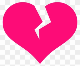Cracked Heart Cliparts - Broken Heart Vector Png Transparent Png