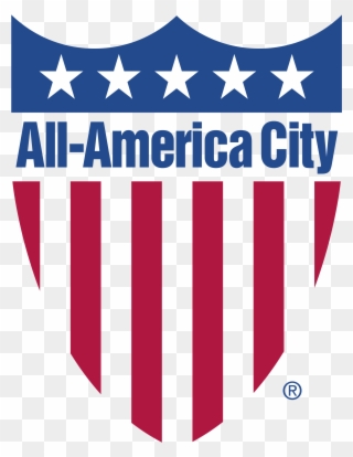Clip Art Free Download America Transparent Red - All America City - Png Download