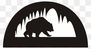 Bear Cave Clipart