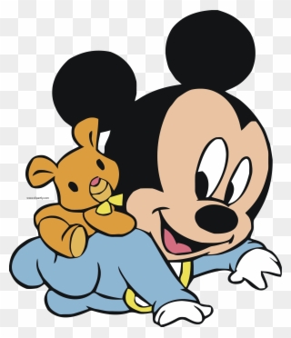 Baby Clipart Mickey - Mickey Mouse Bebe Png Transparent Png
