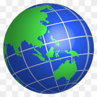Earth Globe Clip Art Free Clipart Image - World Globe Clipart - Png Download
