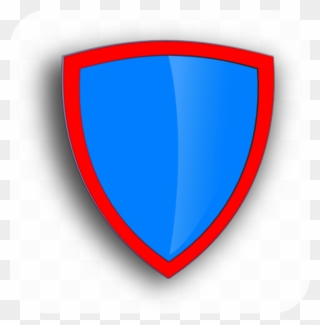 Logo - Blue And Red Shield Png Clipart