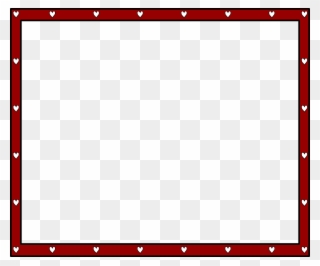 Border Redblack Hearts4x3 - Measuring Non Standard Units Clipart