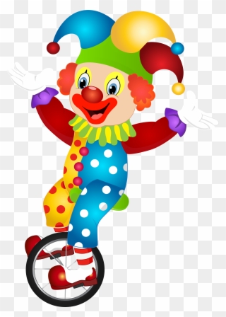 Cute Clown, Clip Art E Art Images - Cartoon Clown - Png Download