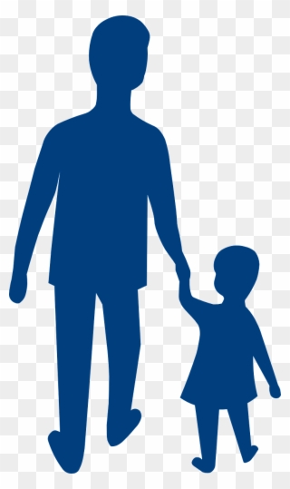 Father Child Silhouette - Son And Father Png Clipart