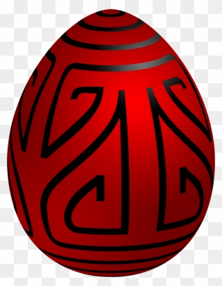 Easter Red Deco Egg Png Clip Art - Portable Network Graphics Transparent Png