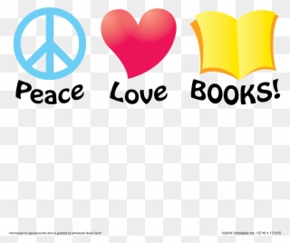Banner Transparent At Getdrawings Com Free For Personal - Peace Love And Books Clipart