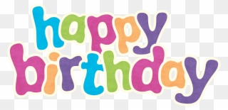 Happy Birthday Png - Transparent Background Happy Birthday Png Clipart