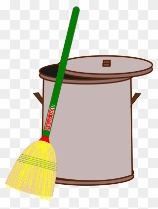 All Photo Png Clipart - Broom And Trash Can Transparent Png