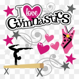 I Love Gymnastics - Love Gymnastics Clipart