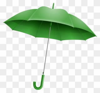 Green Umbrella Png Clipart