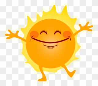 Happy Sunshine Vector Clipart - Happy Sunshine - Png Download