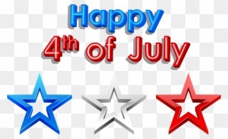 Free Clipart Images 4th Of July - Happy 4th Of July Png Transparent Png