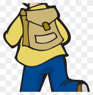 Go Clipart Go Clipart Free Free Go Cliparts Download - Boy With School Bag Clipart - Png Download