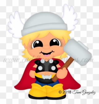 Thor Boy - Superhero Clipart