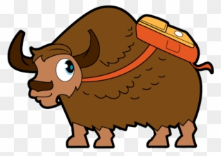 Ox Clipart Yak - Animated Yak Png Transparent Png