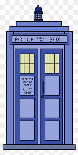 How To Draw Tardis - Drawing Clipart