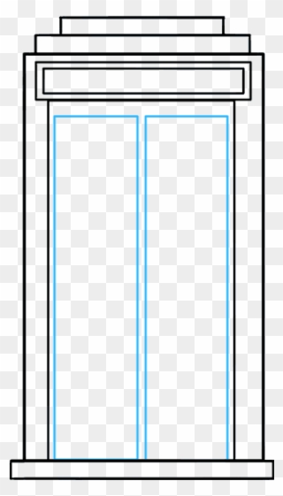 How To Draw Tardis - Drawing Clipart