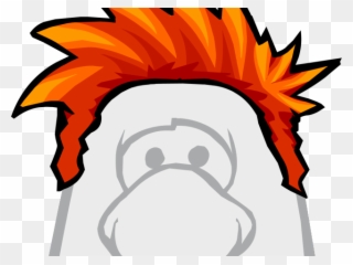 Red Hair Clipart Club Penguin - Club Penguin The Right - Png Download