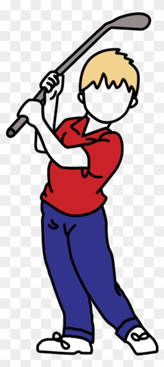 Mini Golf Birthday Party Invitation - Cartoon Clipart