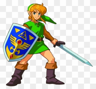The Legend Of Zelda Clipart Blonde - Link From A Link To The Past - Png Download