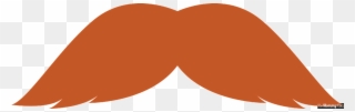 Movember - Orange Moustache Clipart Png Transparent Png