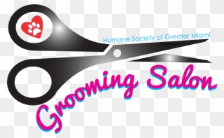Grooming Salon Title Pink One Heart - Calligraphy Clipart