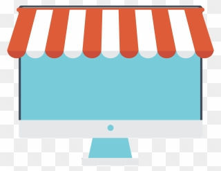Shop Vector Online Shopping - Online Store Graphic Clipart