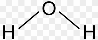 Hydrogen Bonding - H2o Molecular Structure Clipart